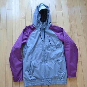 Oakley Snowboard Ski Jacket Size Medium Purple Gray